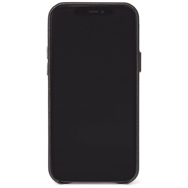 Decoded Coque en cuir Dual iPhone 12 (Pro) - Noir