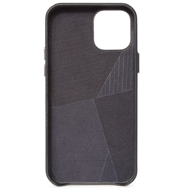 Decoded Coque en cuir Dual iPhone 12 (Pro) - Noir