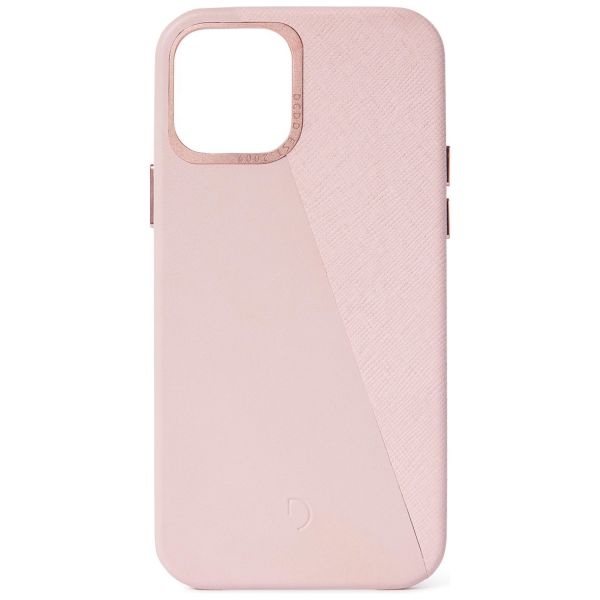 Decoded Coque en cuir Dual iPhone 12 (Pro) - Rose