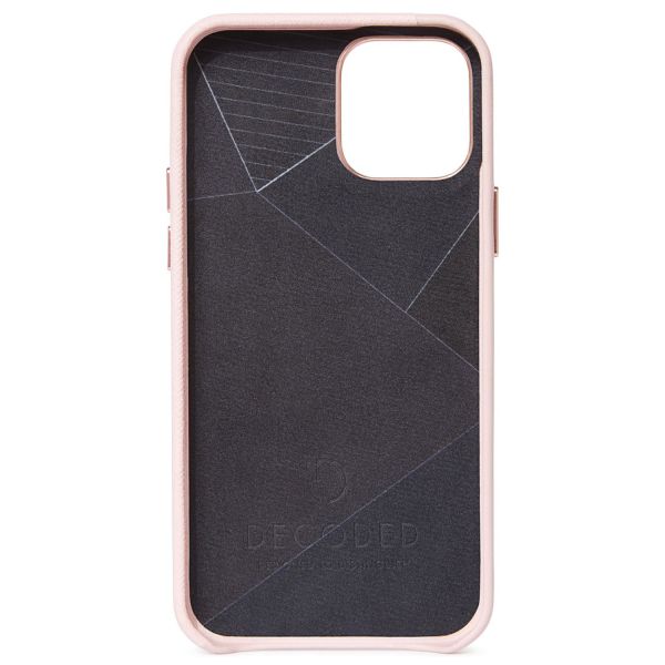 Decoded Coque en cuir Dual iPhone 12 (Pro) - Rose