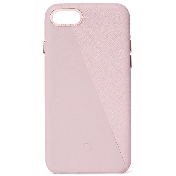 Decoded Coque en cuir Dual iPhone SE (2022 / 2020) / 8 / 7 - Rose