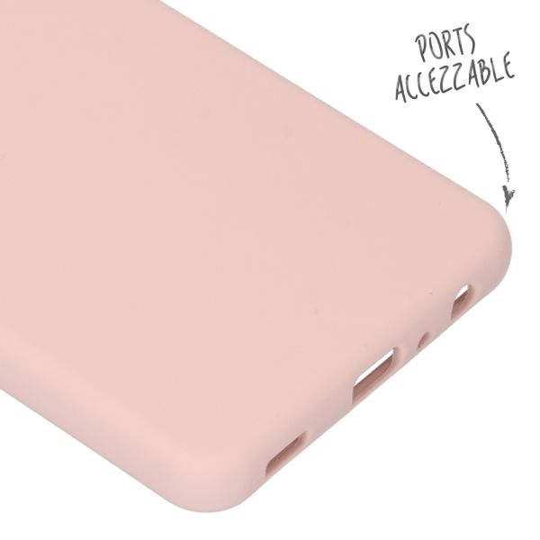 Accezz Coque Liquid Silicone Samsung Galaxy A52(s) (5G/4G) - Rose