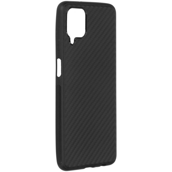 Coque silicone Carbon Samsung Galaxy A12 - Noir