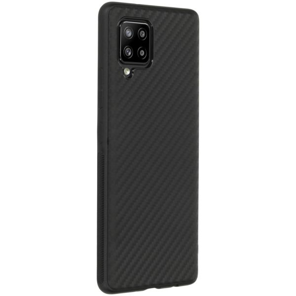 Coque silicone Carbon Samsung Galaxy A42  - Noir