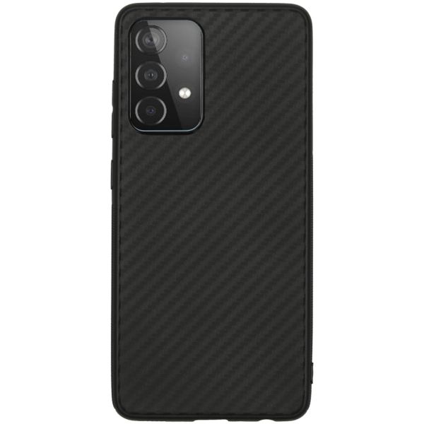 Coque silicone Carbon Samsung Galaxy A52(s) (5G/4G) - Noir