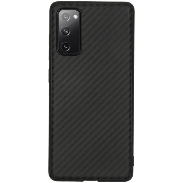 Coque silicone Carbon Samsung Galaxy S20 FE - Noir