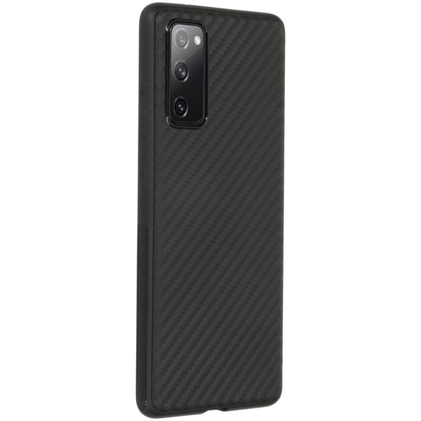 Coque silicone Carbon Samsung Galaxy S20 FE - Noir