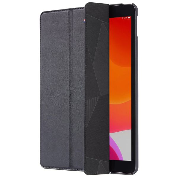 Decoded Coque en cuir Slim iPad 9 (2021) 10.2 pouces / iPad 8 (2020) 10.2 pouces / iPad 7 (2019) 10.2 pouces - Noir