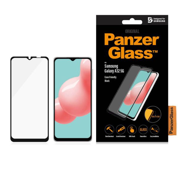 PanzerGlass Protection d'écran en verre trempé Case Friendly Samsung Galaxy A32 (5G)