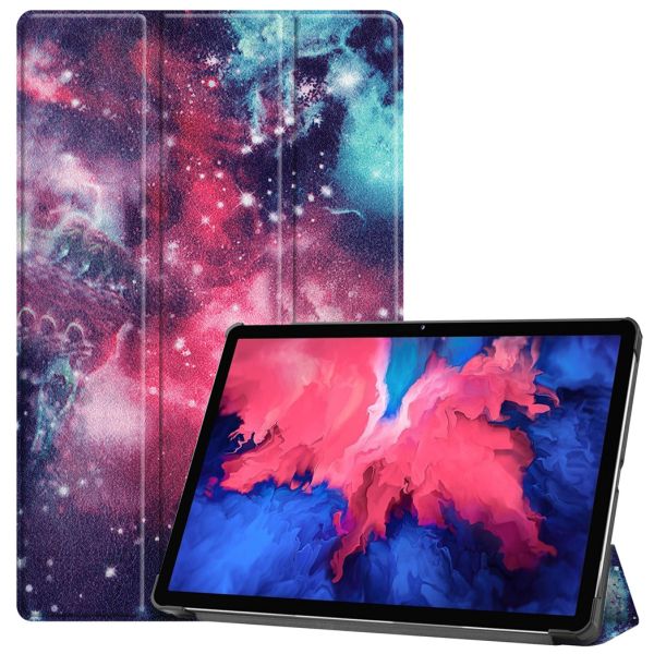 iMoshion Coque tablette Design Trifold  Lenovo Tab P11 / P11 Plus - Space