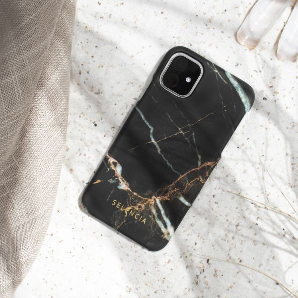 Selencia Coque Maya Fashion Samsung Galaxy S21 Plus - Marble Black