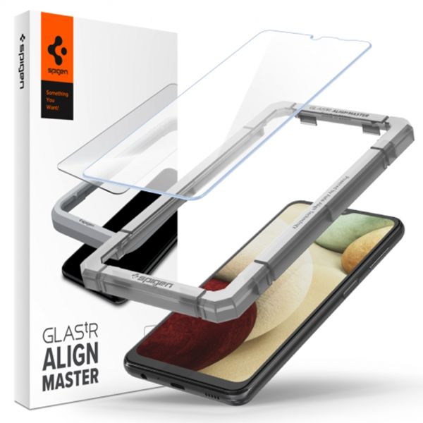 Spigen Protection d'écran en verre trempé AlignMaster Cover 2 Pack Galaxy A32 (5G)