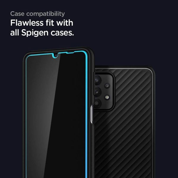 Spigen Protection d'écran en verre trempé AlignMaster Cover 2 Pack Galaxy A32 (5G)