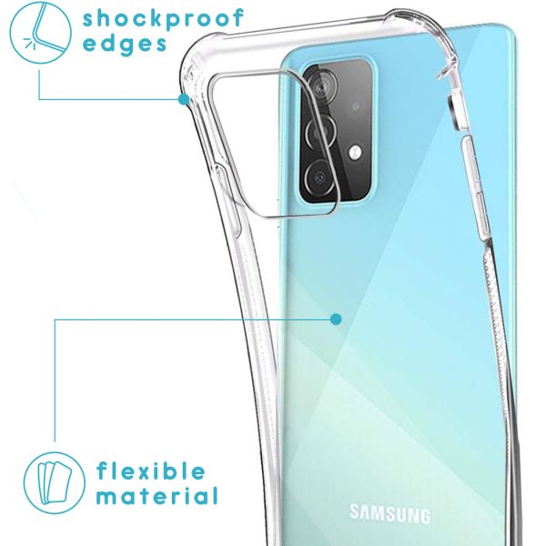 imoshion Coque avec cordon Samsung Galaxy A52(s) (5G/4G) - Noir / Dorée