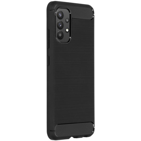 Coque brossée Samsung Galaxy A32 (4G) - Noir