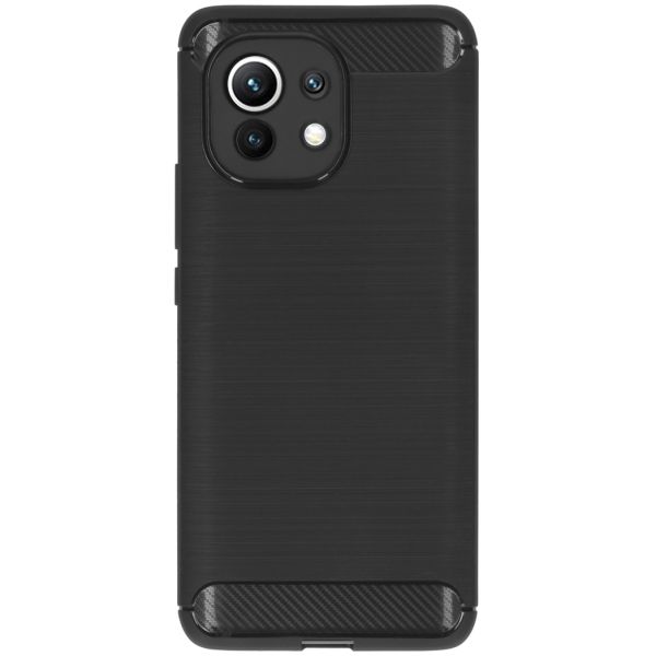 Coque brossée Xiaomi Mi 11 - Noir