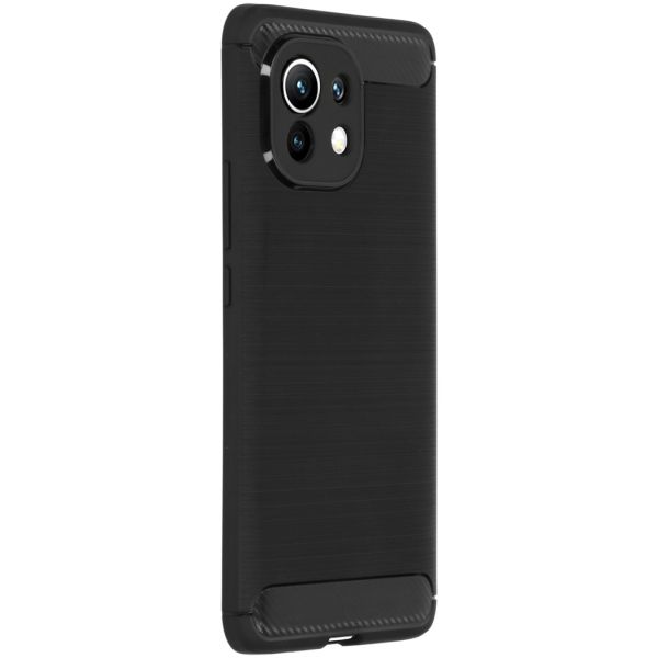 Coque brossée Xiaomi Mi 11 - Noir