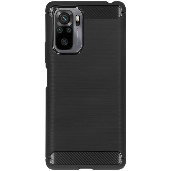 Coque brossée Xiaomi Redmi Note 10 Pro - Noir