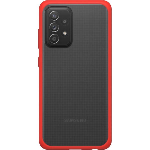 OtterBox Coque arrière React Samsung Galaxy A52(s) (5G/4G) -Transparent/Rouge