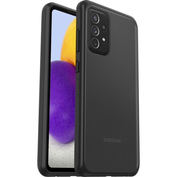 OtterBox Coque arrière React Samsung Galaxy A72 - Transparent / Noir