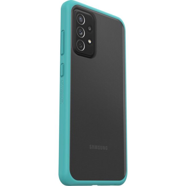 OtterBox Coque arrière React Samsung Galaxy A72 - Transparent / Bleu