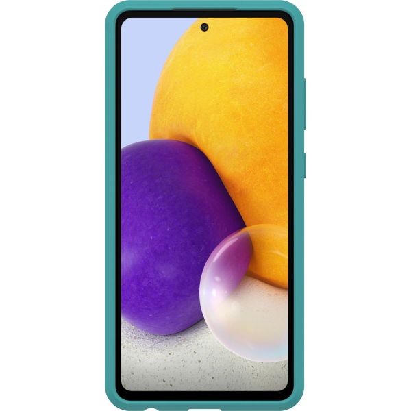 OtterBox Coque arrière React Samsung Galaxy A72 - Transparent / Bleu