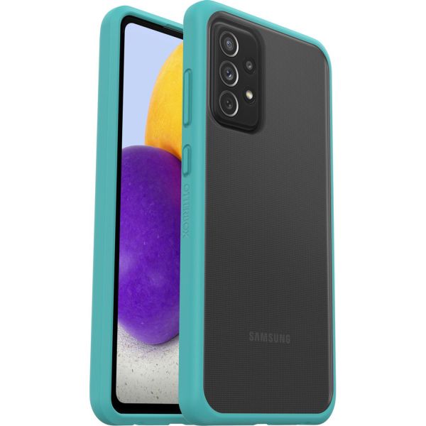 OtterBox Coque arrière React Samsung Galaxy A72 - Transparent / Bleu