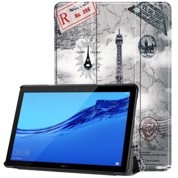 imoshion Coque tablette Design Trifold Huawei MediaPad T5 10.1 pouces