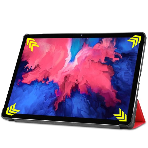 iMoshion Coque tablette Trifold Lenovo Tab P11 / P11 Plus - Rouge