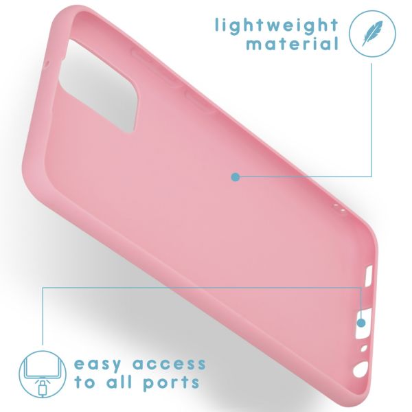 imoshion Coque Couleur Samsung Galaxy A02s - Rose