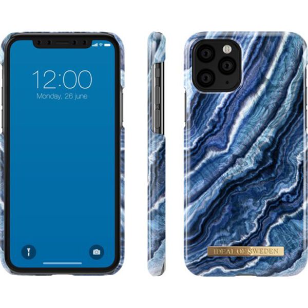 iDeal of Sweden Coque Fashion iPhone 11 Pro - Indigo Swirl