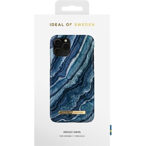 iDeal of Sweden Coque Fashion iPhone 11 Pro - Indigo Swirl