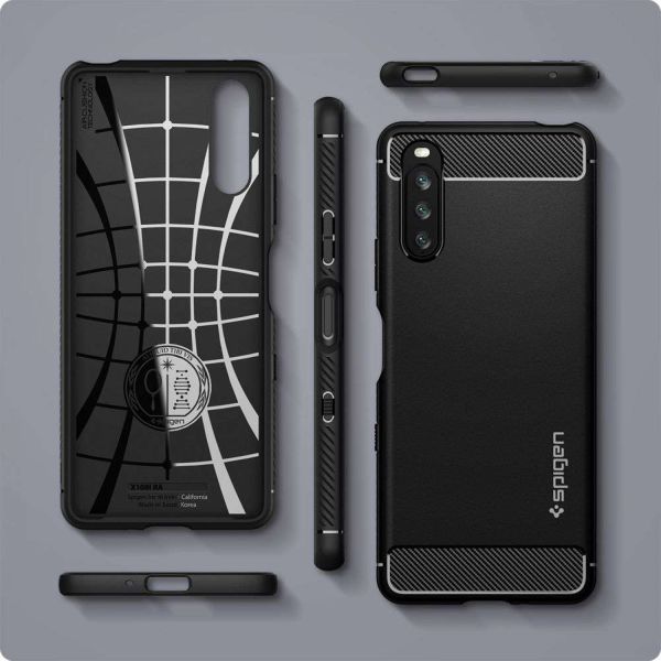 Spigen Coque Rugged Armor Sony Xperia 10 III - Noir