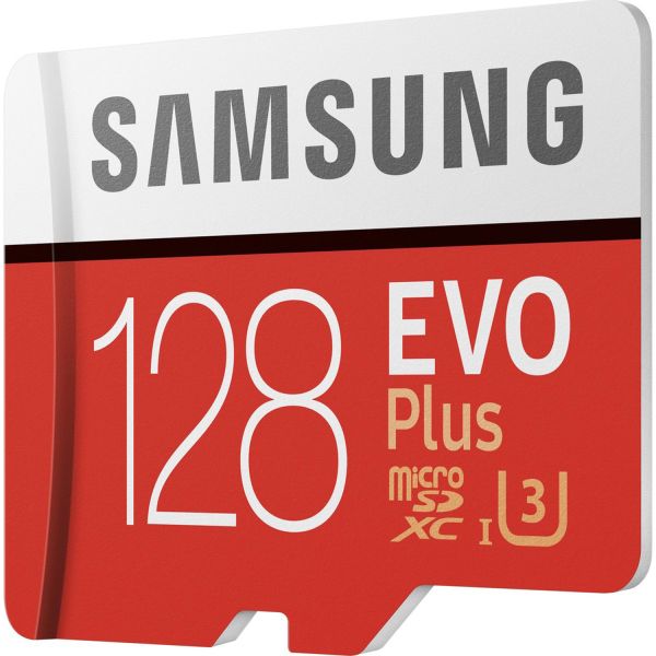 Samsung EVO Plus microSDXC de 128 Go de classe 10 + adaptateur 2020