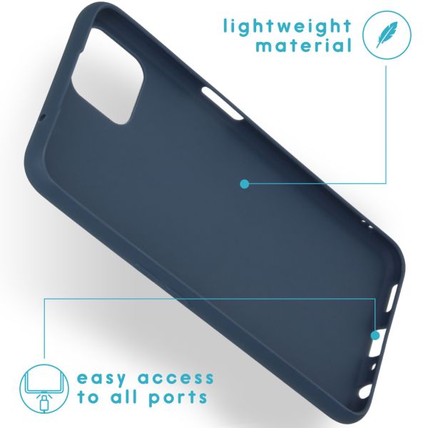 imoshion Coque Couleur Oppo A73 (5G) - Bleu foncé