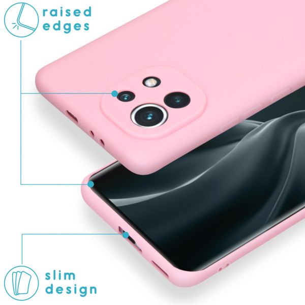 imoshion Coque Couleur Xiaomi Mi 11 - Rose