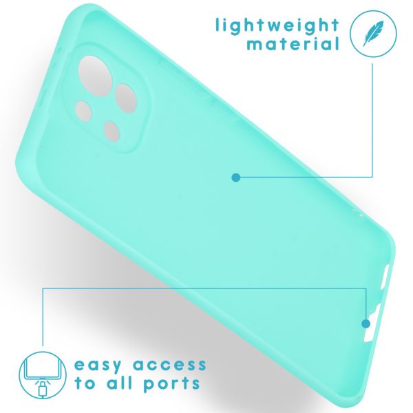 imoshion Coque Couleur Xiaomi Mi 11 - Menthe verte