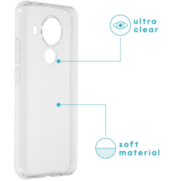 imoshion Coque silicone Nokia 5.4 - Transparent