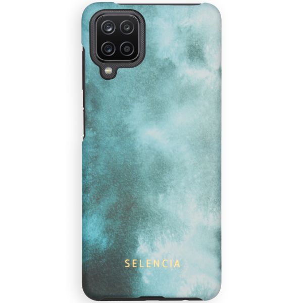 Selencia Coque Maya Fashion Samsung Galaxy A12 - Air Blue