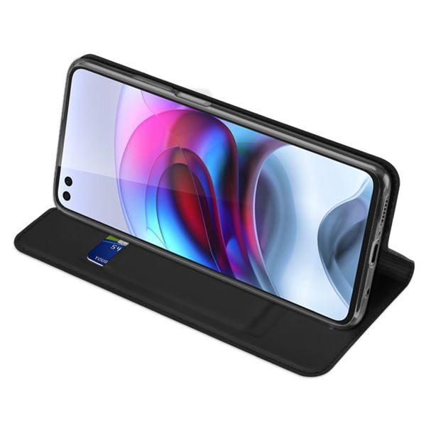 Dux Ducis Étui de téléphone Slim Motorola Moto G100 - Noir