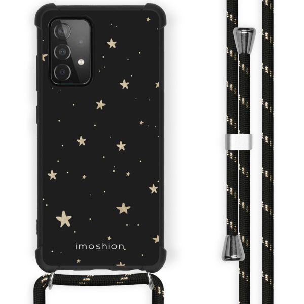 imoshion Coque Design avec cordon Samsung Galaxy A52(s) (5G/4G) - Stars Gold