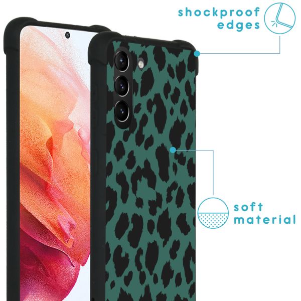 imoshion Coque Design avec cordon Samsung Galaxy S21 - Panther Illustration