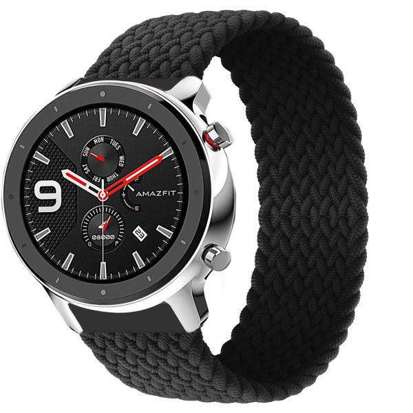 imoshion Bracelet en nylon tressé Amazfit GTR - Noir