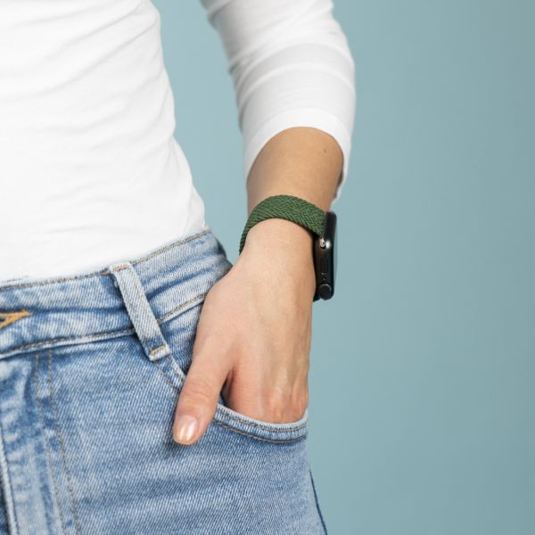 imoshion Bracelet en nylon tressé Amazfit GTR - Vert foncé