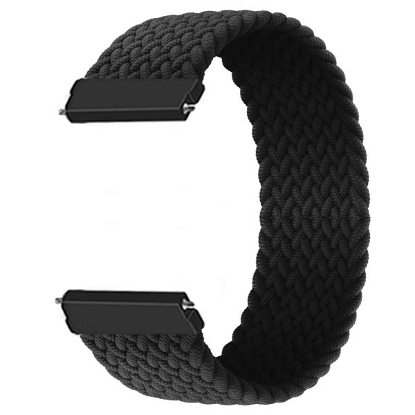 imoshion Bracelet en nylon tressé Amazfit GTS / BIP - Noir