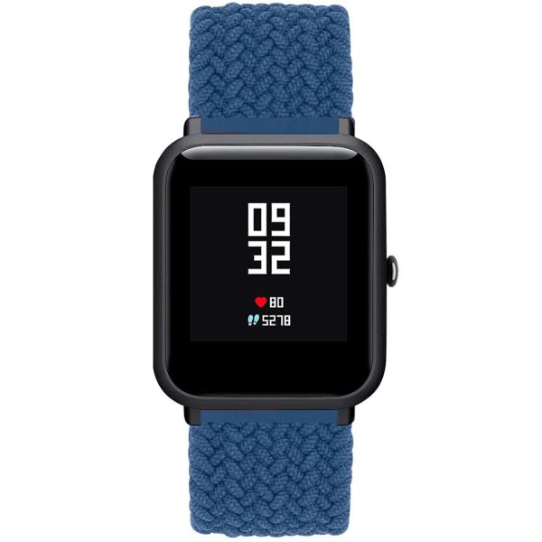 iMoshion Bracelet en nylon tressé Amazfit GTS / BIP - Bleu foncé