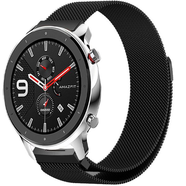 imoshion Milanais Watch bracelet Amazfit GTR - Noir