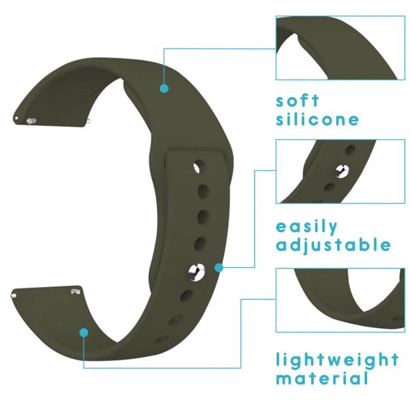 iMoshion Bracelet silicone Amazfit GTS / BIP - Vert foncé