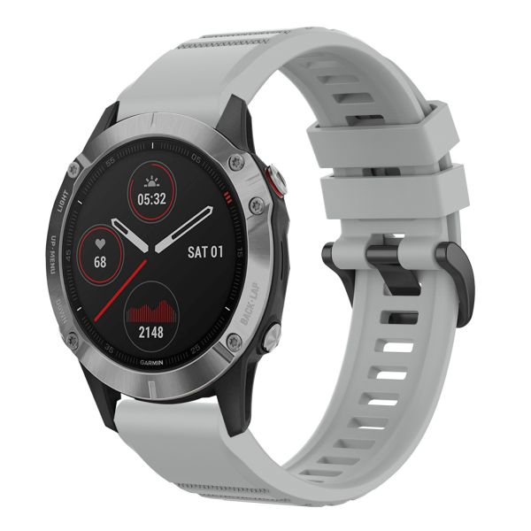 iMoshion Bracelet silicone Garmin Fenix 6 / 6 Pro - Gris