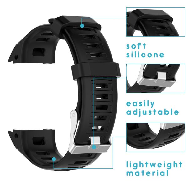 iMoshion Bracelet silicone Garmin Instinct - Noir